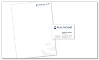 Briefpapier und Visitenkarten DesignArbyte10